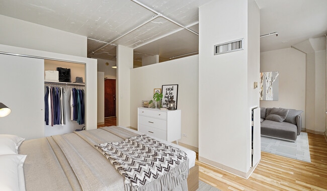 Stout living room separate from sleeping area