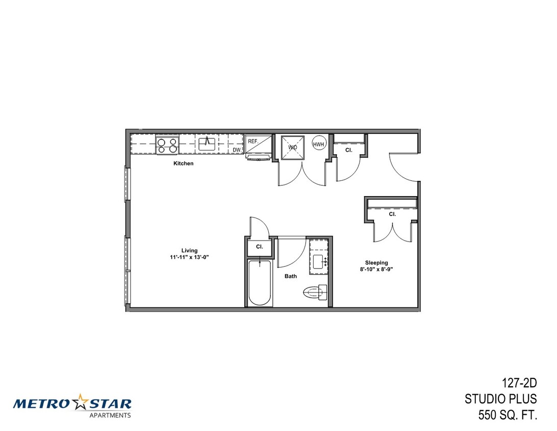 Floor Plan - Studio Plus
