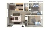 Two Bedroom Floor plan