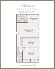 2BR/1BA