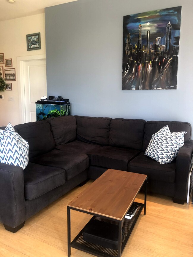 Living area - 924 Garrett St Unit 301
