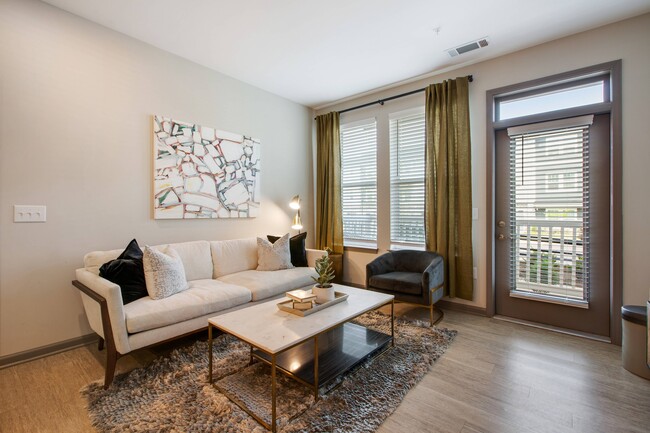 Spacious Living Room Area - Vesta City Park Apartments