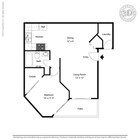 1BR/1BA 660 sqft