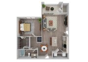 1 Bedroom | 1 Bath | 768 SF