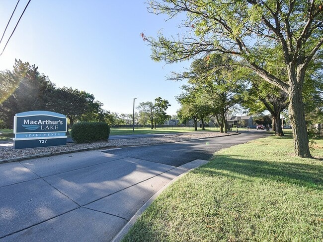 Tree-Lined Entrance - MacArthurs Lake Apartments