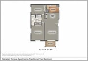 Traditional 2 bedroom unit