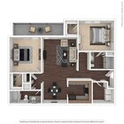 Ocean Breeze 2/2 Floor Plan