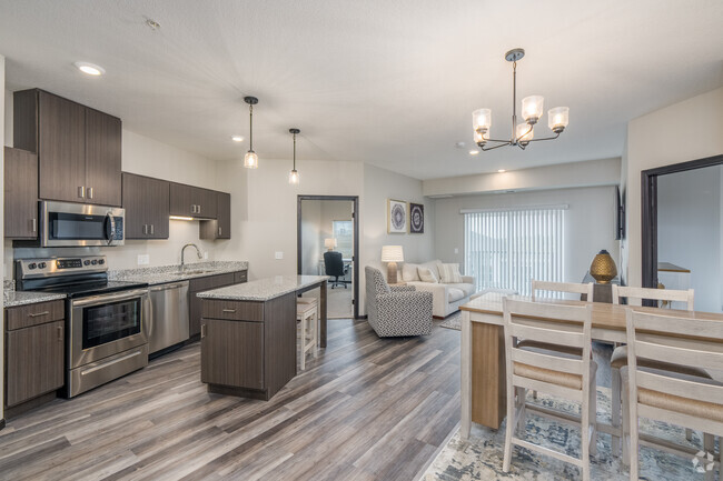 Living Room - Village at Town Center - St. Michael Apartments