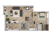 1 Bedroom | 1 Bath | 790 SF