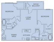 2BR/2BA