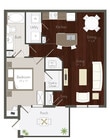 A2 - 1x1 floor plan Elite 99 West