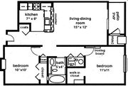 2BR/1BA
