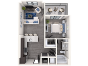 Explore the chic design of this urban apartment, perfect for stylish city living.