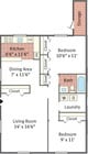 2BR/1BA