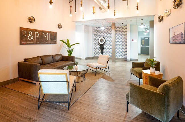 Apartments at The Mill Lobby