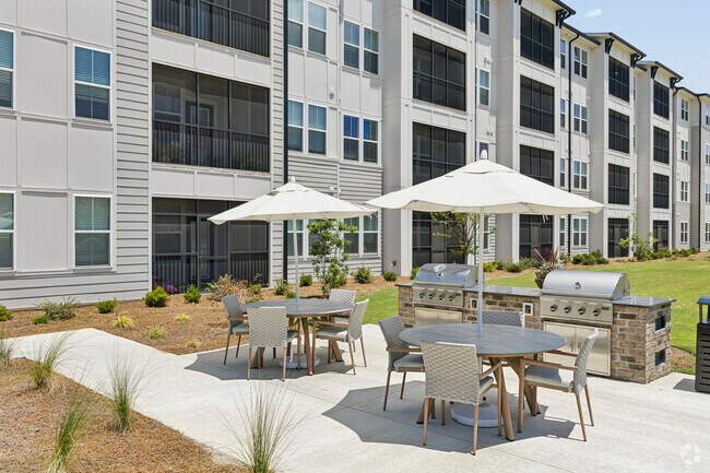 Outdoor Pavilion with Kitchen, Fire Pits, and Game Area