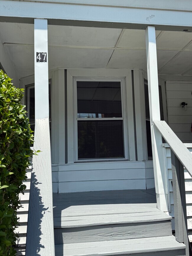 Front steps and porch - 47 Pine St Apartment