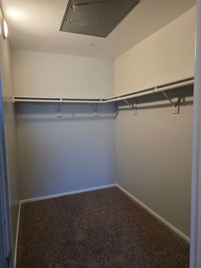 Lily Upstairs - Bedroom walk-in closet