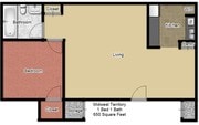 1BR/1BA
