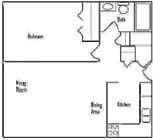1BR/1BA