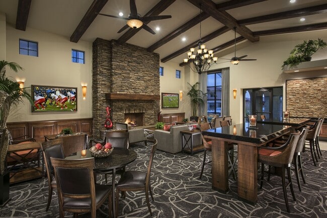 Come inside and socialize in the clubhouse