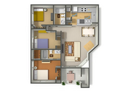 Three Bedroom Two Bath (C1) (1)