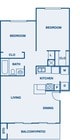 2BR/1BA