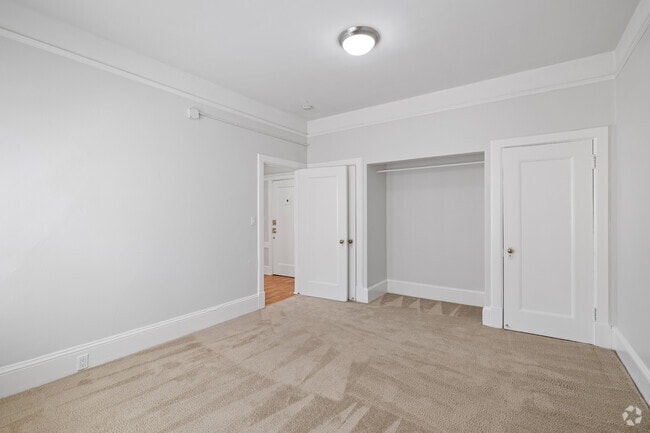 1 Br, 1 Ba, 522 – 633 SF - First Bedroom
