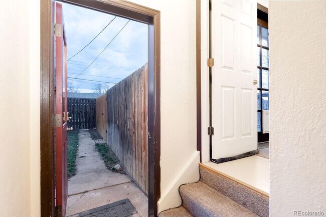 Entrance - Door locked off to Main House - 1815 S Bryant St Unit Lower