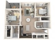 2 Bed 2 Bath