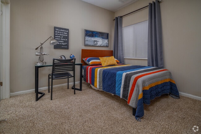 2BR, 2BA - 960SF Bedroom 2