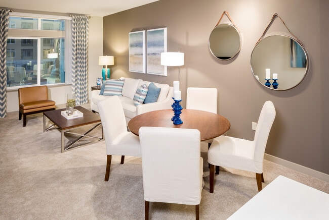 Phase II One Bedroom Espresso Finish Living Dining