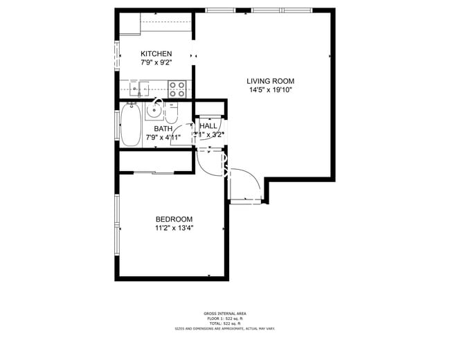 One bedroom