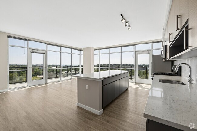 2BR, 2BA - 1,469SF - Kitchen and Living Room - Anthem @ Harbor Point
