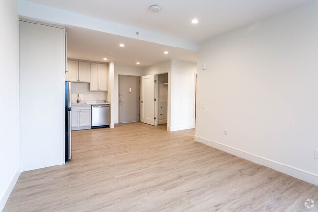 Delos- 1BR,1BA - 642SF-Living Room/Kitchen