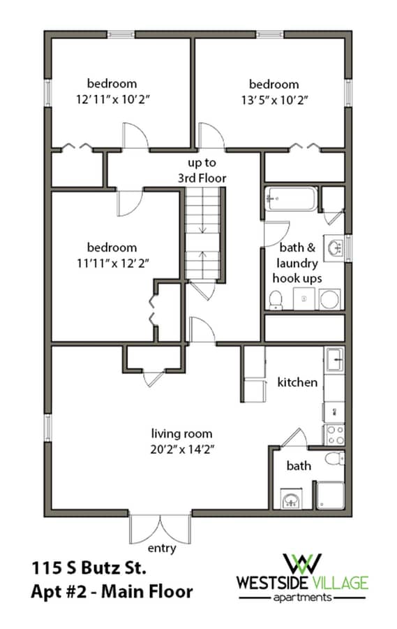 Photo - 115 S Butz St Unit 2nd Floor