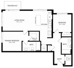 B5-2X2 floor plan Vista Fairfax Corner