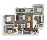 C1 floor plan View at Estancia