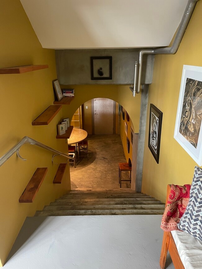 Landing view from upstairs - 2556 Hastings St E