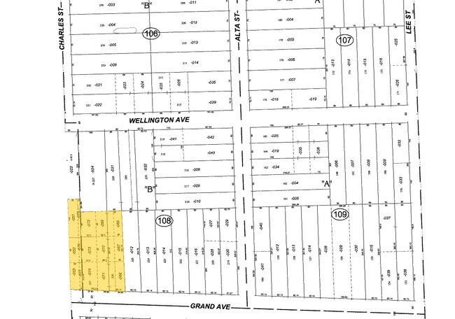 Mapa de la parcela - Silver Creek Apartments