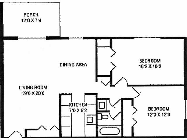 Floorplan - 2x1