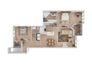 2 Bedroom | 2 Bath | 1361 SF | Renovated