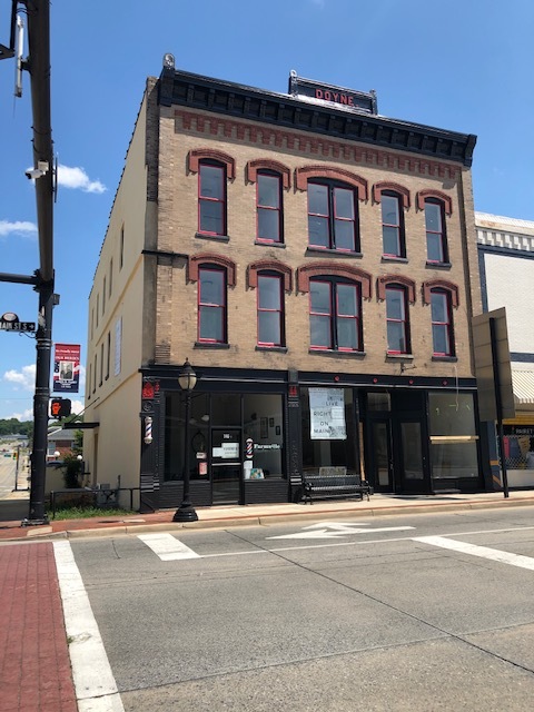 Main Street Building Front - The Doyne Apartments