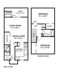 2 BR 1.5 Bath Townhouse
