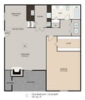 C 741 sqft