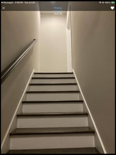 stairs up to apt - 4912 Florida Ave Unit GarageApartments