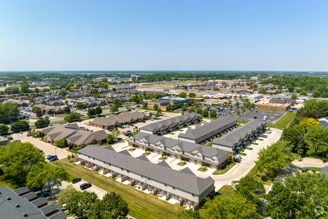 Aerial - Garland Apartments