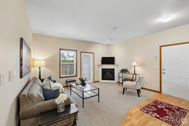 2BR, 2BA - 1,084SF - Living Room - Linden Lane Apartments