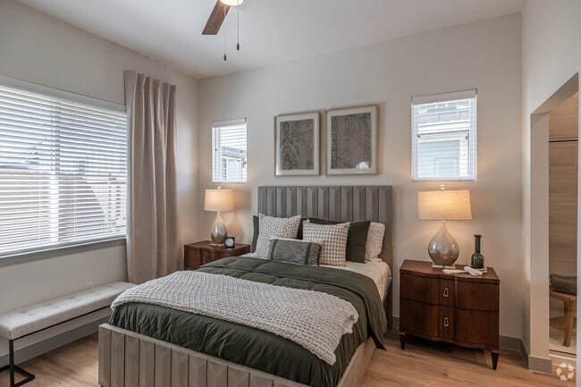 3BR, 2BA - 1,250SF - Primary Bedroom