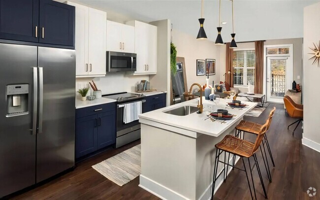 Gourmet Kitchen with Chef Inspired Stainless Steel Appliance - Broadstone Upper Westside Rental